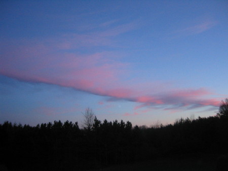 Pink Sky at Night