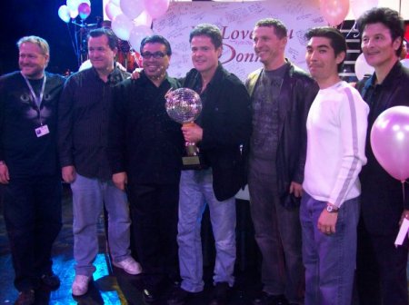 Donny Osmond Wins Trophy