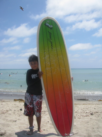 Surfing in Dana Point