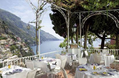 Lunch on the Amalfi Coast of Italy