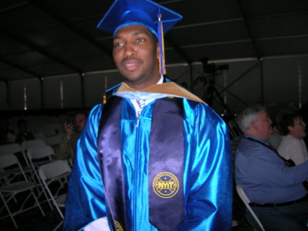 My bro graduation. Recieving his MBA from NYIT