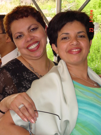 With my sister, Maria Oquendo