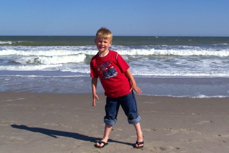 My son Jacob at Myrtle Beach