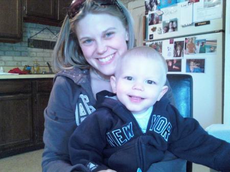 MY DAUGHTER AND GRANDSON