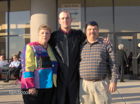 Kim, Brandon, Me at B's graduation from A&M