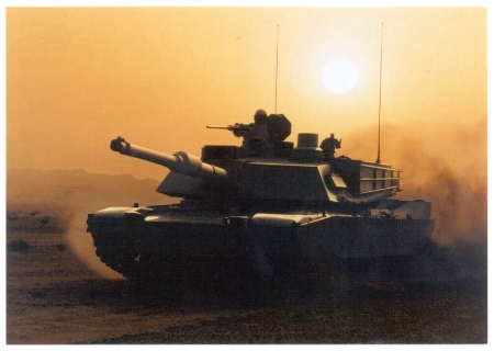M1A1 At Sunset
