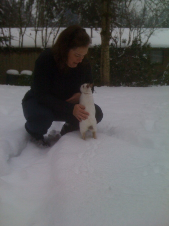 2008 Me & FooFoo in the snow