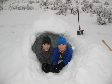 Kevin and Andrew, Winter 2009