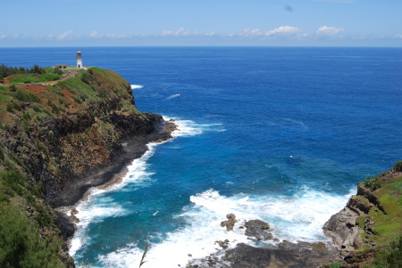 Lighthouse in East Kauai Coast