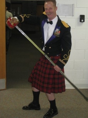 Retired Scottish soldier