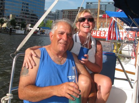 Ron & Teresa anchored in Baltimore