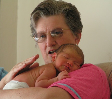 Ann and her first great-grandson