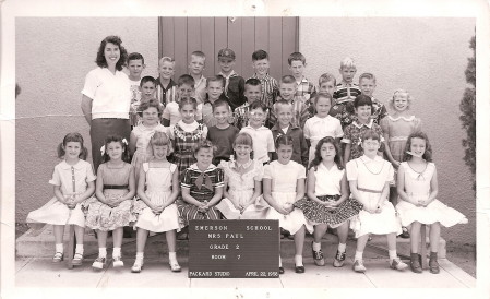 1957-58 Mrs. Paul's 2nd Grade Class