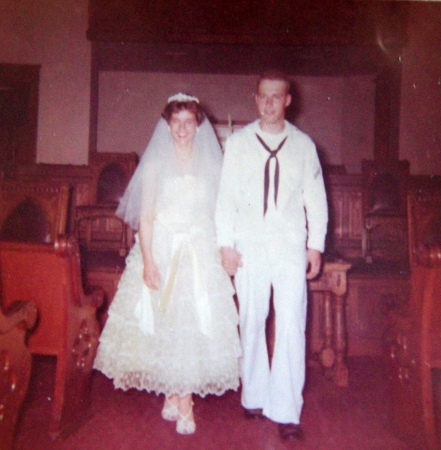 My parents the day they were married