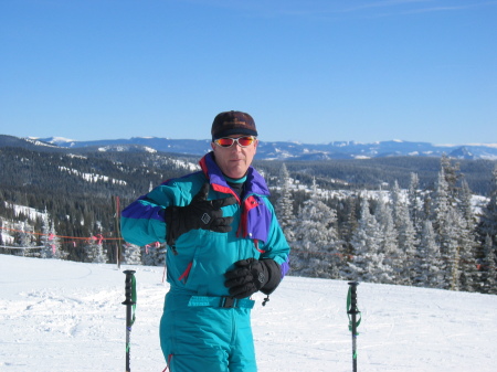 Ron skiing in Steamboat Springs