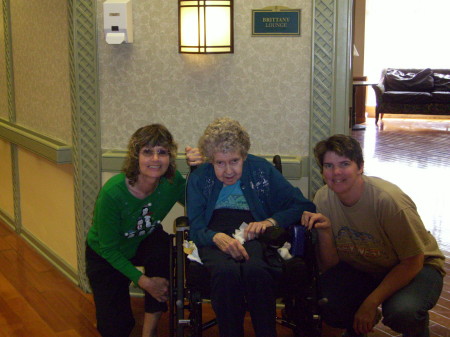 visiting mom at the nursing home