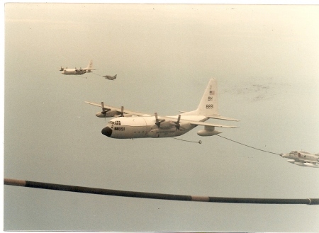 Air-to-Air Refuelling over the Pacific