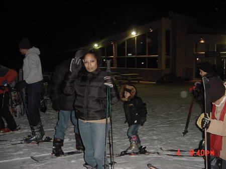 Rhonda (Niece) and Raniyah in the background