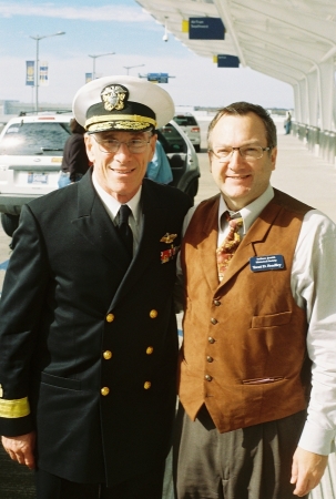 Admiral Harold L. Robinson and Trent