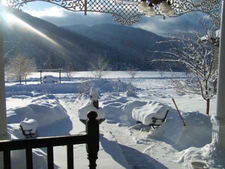 Winter View from our front porch