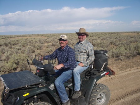 Mike Turner and Me on my ATV "Max"