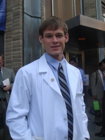 Chris enters Columbia Med School