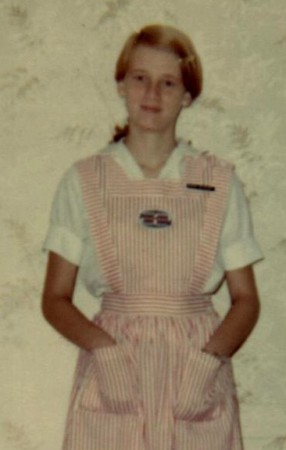 Me as a candy striper