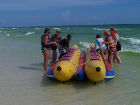 Mommy on Banana Boat