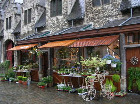 Beautiful Flower shop in Ghent