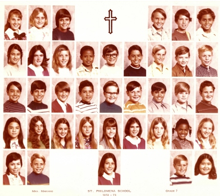 Class 7B   1972-1973