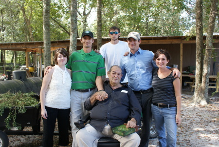 My Husband and 5 of our Grand-children.