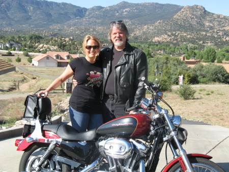 My daughter Kit and me getting ready to roll!