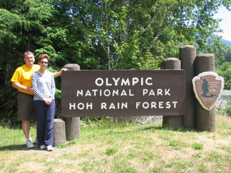 Wife & I, Ho Rain Forest, Olympic Nat'l Park