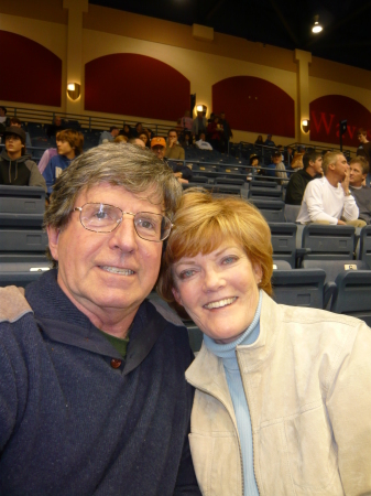 ...with Ginny at the basketball game