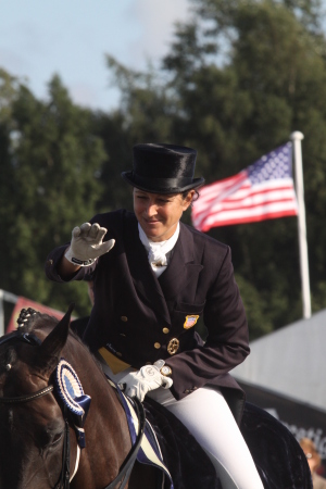 Winning with Cadillac in Hickstead, GBR