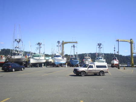 Port Orford docks.