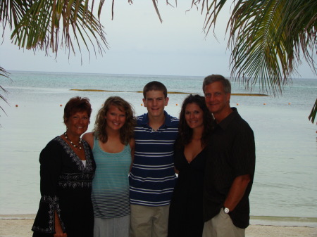 Family at the beach