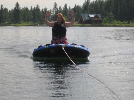 Tubing on Clear Lake!