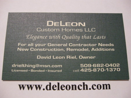 NEED A CONTRACTOR? Please see my web site