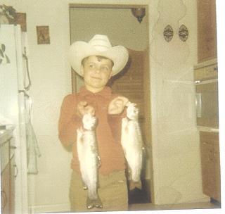 My first trout, caught in Casper, Wyoming 1968