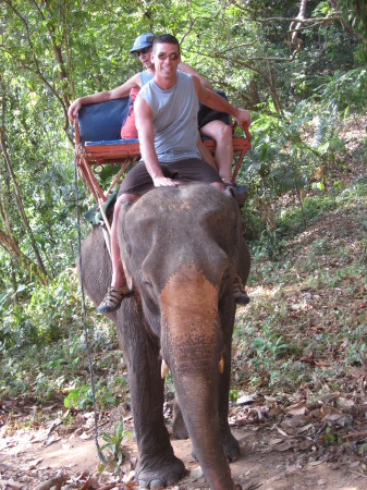 elephant trekking in Thailand