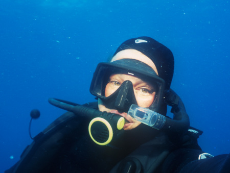 Self portrait-Great Barrier Reef 2004