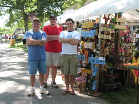 Keith, Kyle, and Cory at Jour De Fete 2009