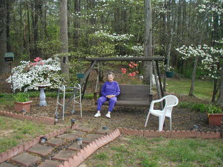 My mom in Spring 09