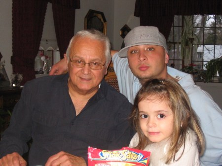 My Dad, Matt & Gianna.