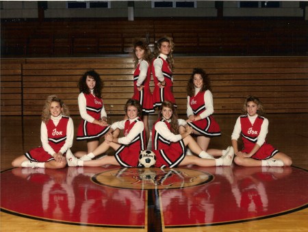 Varsity Soccer Cheerleaders 1988-89