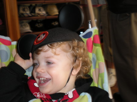 Josh's first Mickey ears