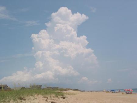 Beach and Clouds