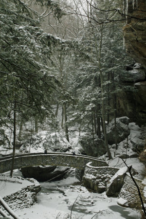 Gorge Bridge at Old Man's Cave