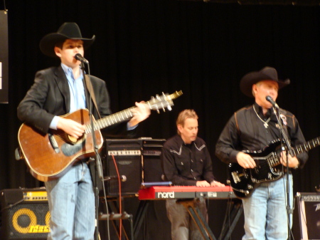 Me playing Country Music with Garrett Bradford